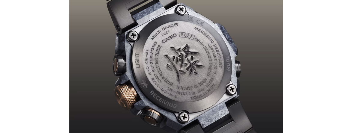 燦  [G-SHOCK 2024] MRG-B2000JS-1A - кристалізований титан і японський меч-2